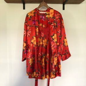 Victoria’s Secret 2pc Satin Robe & Slip